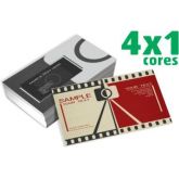 Cartões de Visitas 4x1